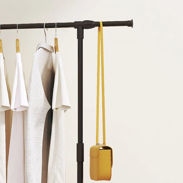 Cabide Organizador com Rodas e Prateleiras Ajustáveis