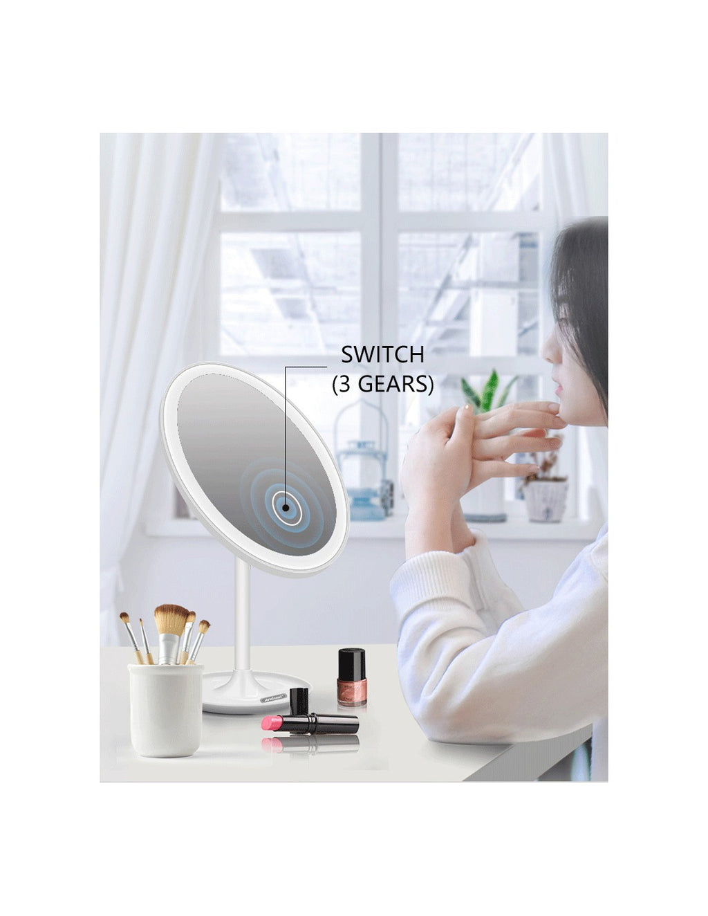 Espelho LED para Maquilhagem QA-T641