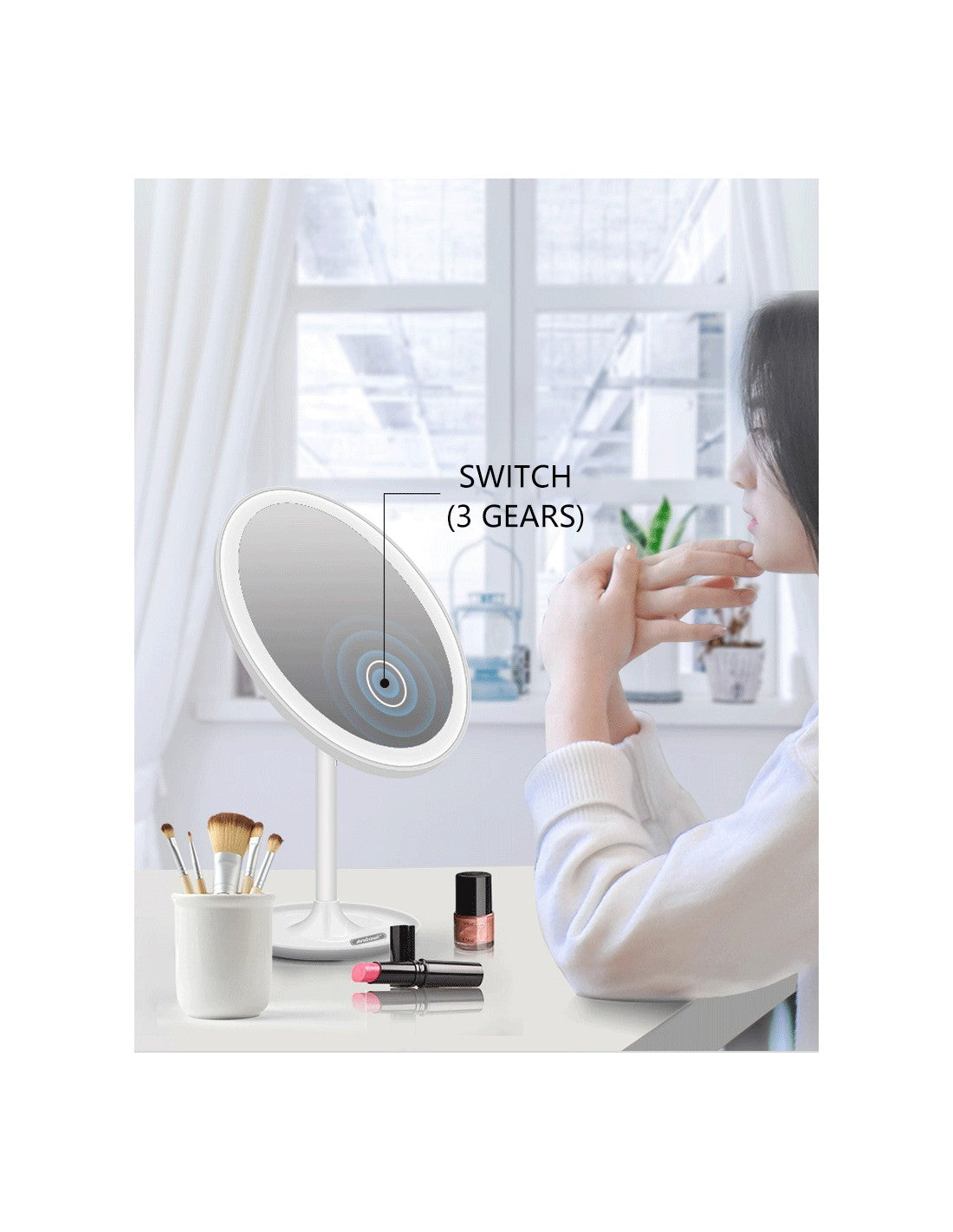 Espelho LED para Maquilhagem QA-T641