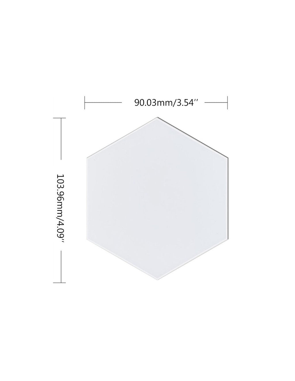 Painel de Luzes LED Hexagonal RGB (3pcs)