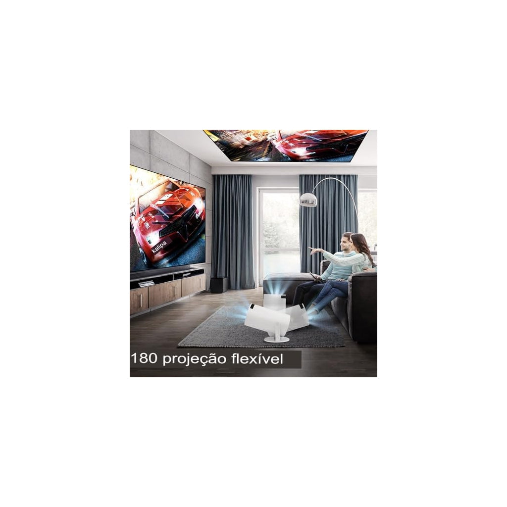 Projetor Portátil HY300 4K Full HD Android 11