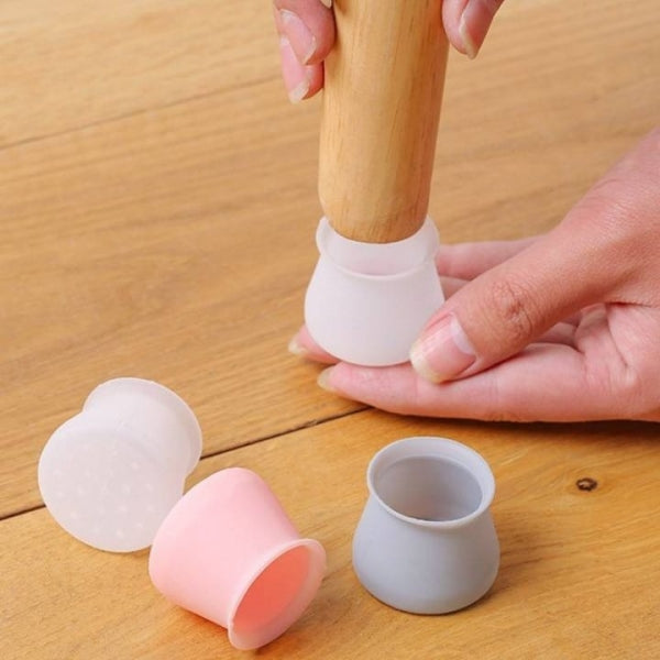 Protetores de Pés de Cadeira em Silicone